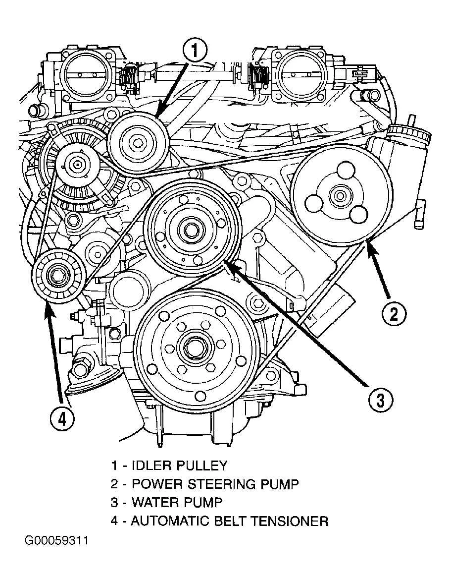 2014 dodge avenger belt diagram