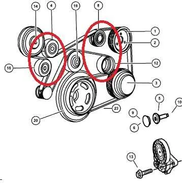 2014 Jeep Grand Cherokee 3.6 Serpentine Belt Diagram
