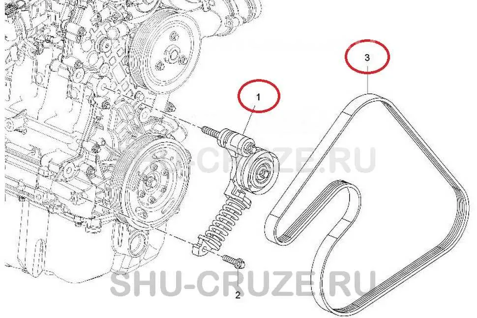 2015 chevy cruze 1.4 belt diagram