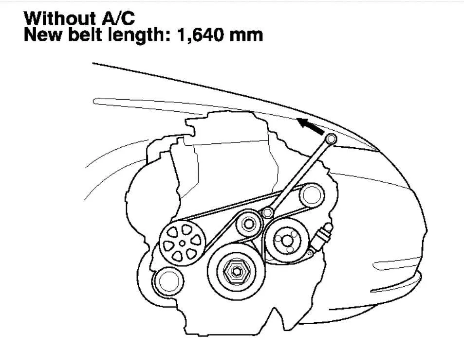 2015 honda civic belt diagram