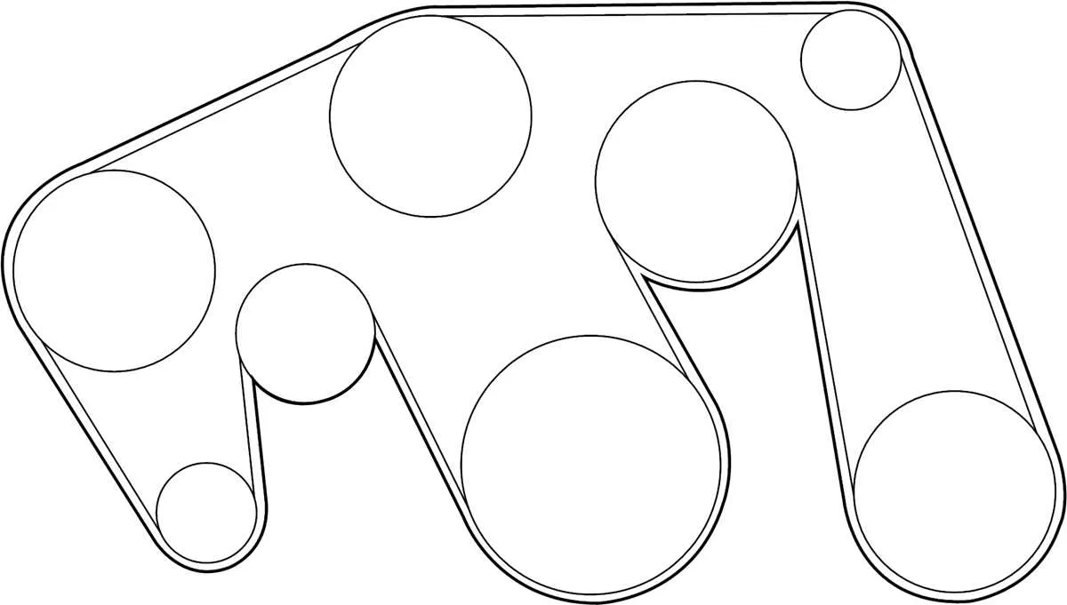 2015 toyota highlander serpentine belt diagram