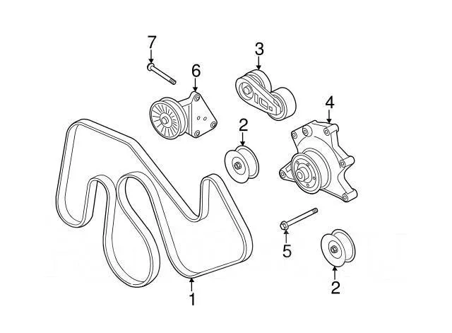 2016 6.7 powerstroke belt diagram