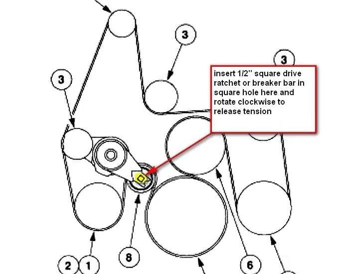 2016 6.7 cummins serpentine belt diagram