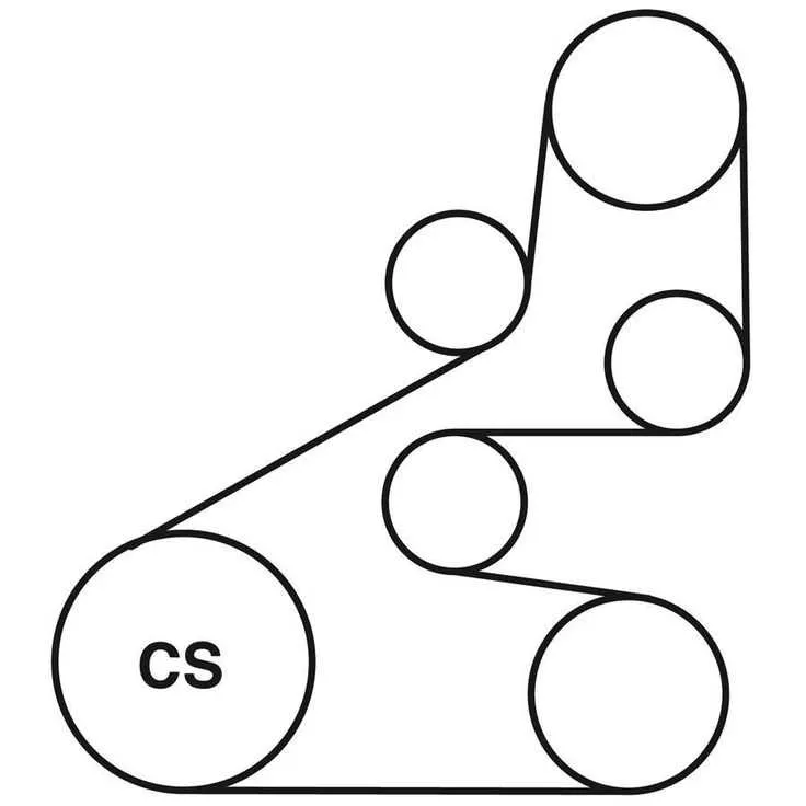 2016 honda crv serpentine belt diagram