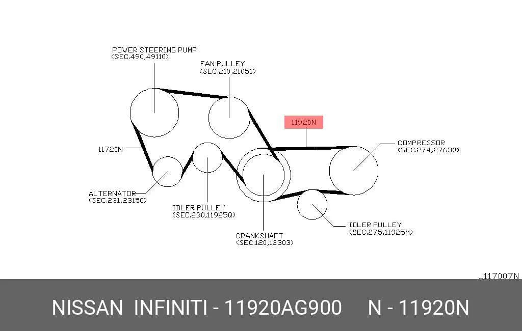 2017 infiniti q50 serpentine belt diagram