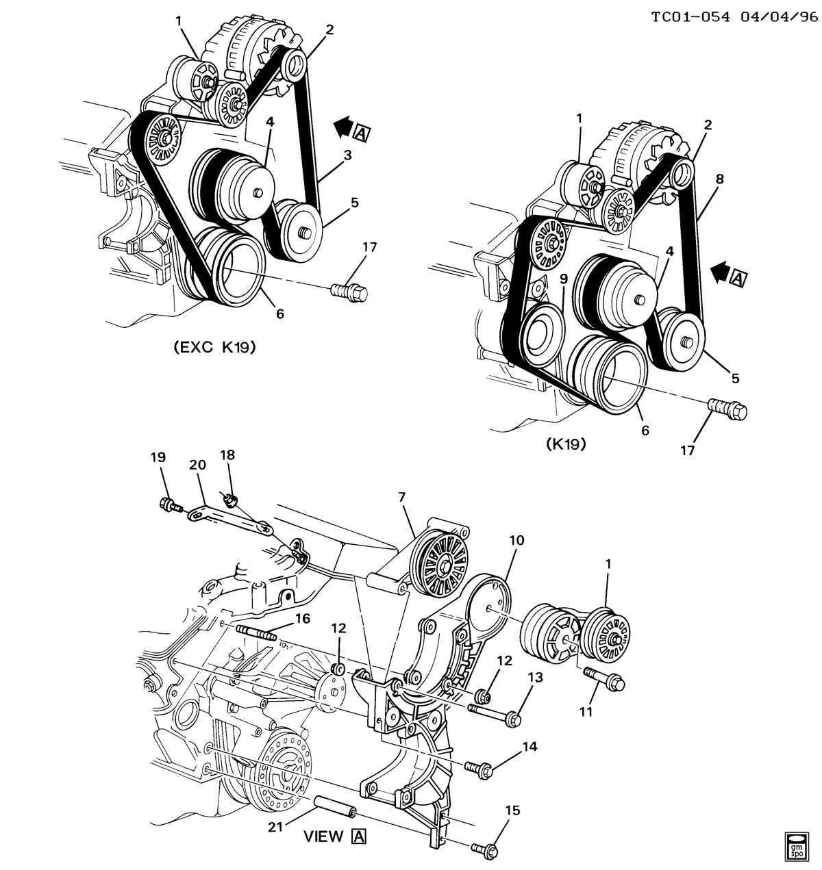 2018 chevy 1500 5.3 belt diagram