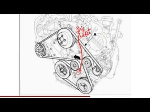 2019 kia sorento serpentine belt diagram