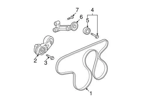 2019 chevy traverse belt diagram