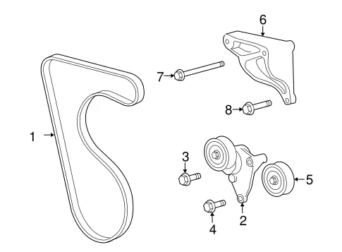 2019 gmc sierra serpentine belt diagram