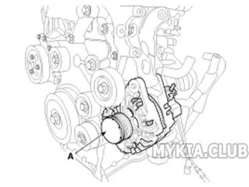 2019 kia sorento 3.3 belt diagram