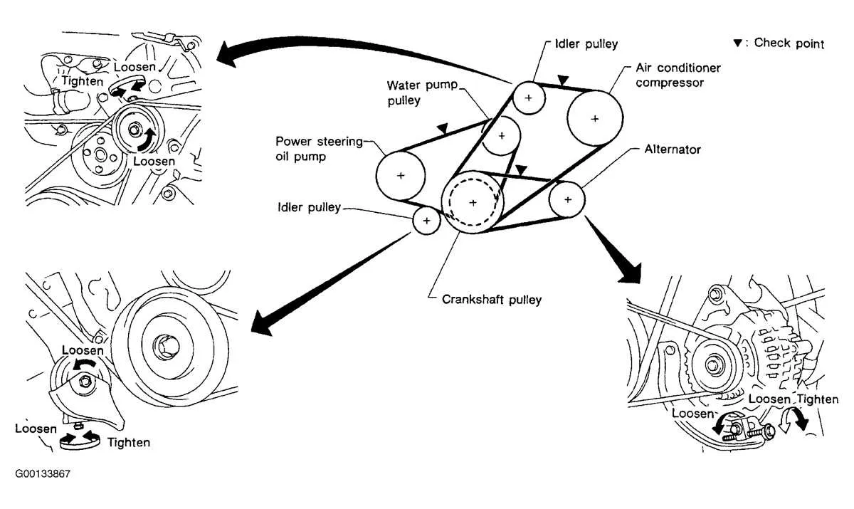 2019 nissan sentra serpentine belt diagram
