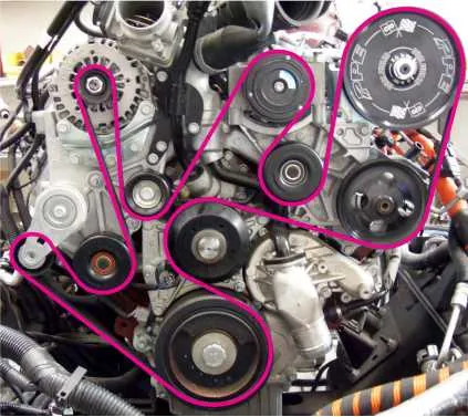 2020 6.6 duramax belt diagram