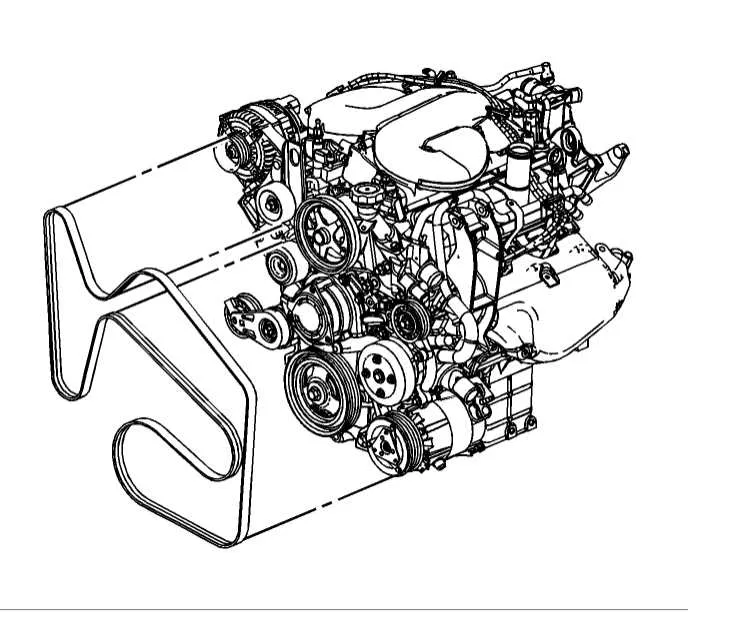 3.8 serpentine belt diagram