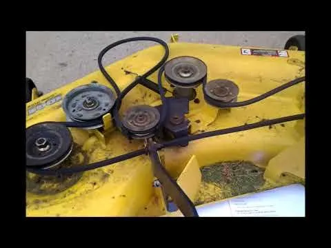 48 inch john deere la145 belt diagram