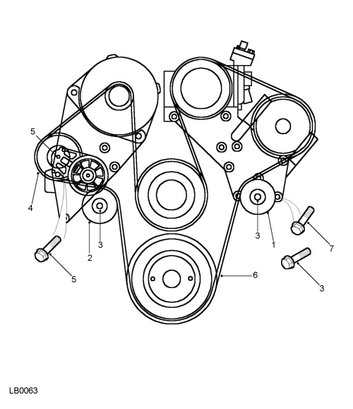 5.0 belt diagram 5.0 belt diagram