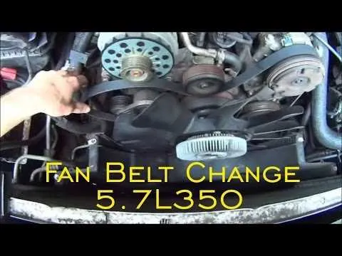 5.7 chevy 350 belt diagram