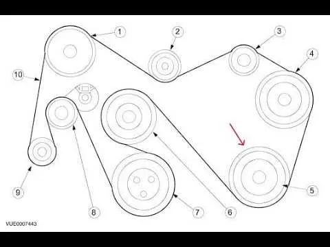 6.0 powerstroke dual alternator belt diagram