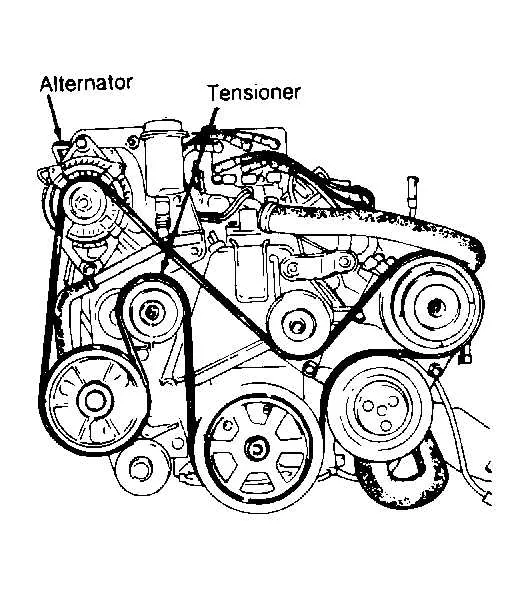 chrysler 200 2.4 serpentine belt diagram