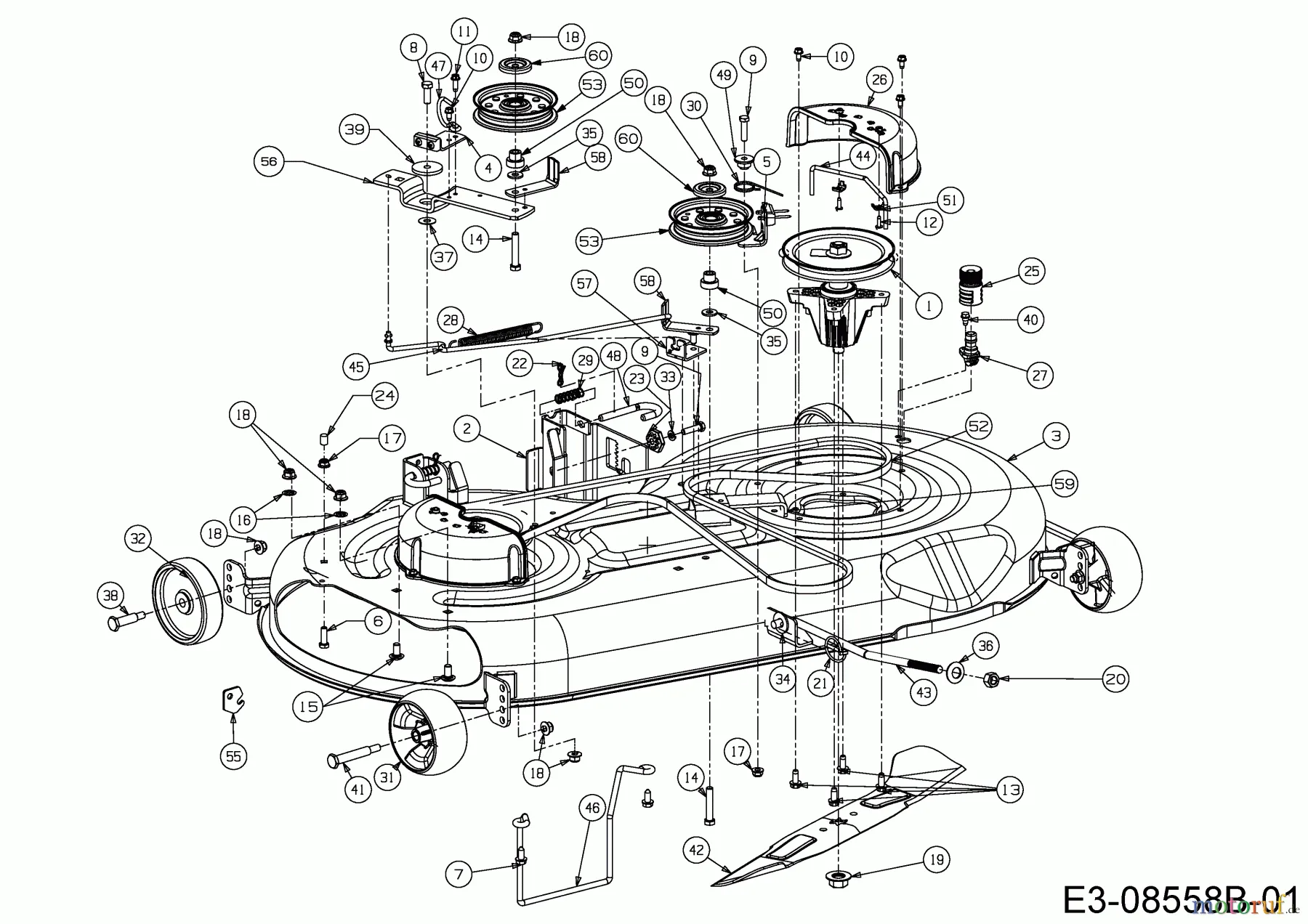 cub cadet ltx1045 belt diagram