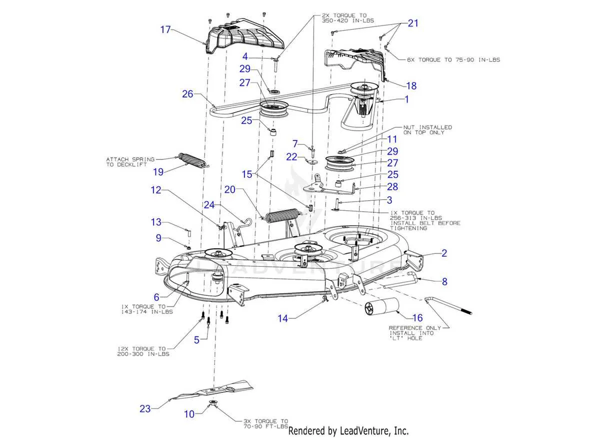 cub cadet xt1 lt50 belt diagram