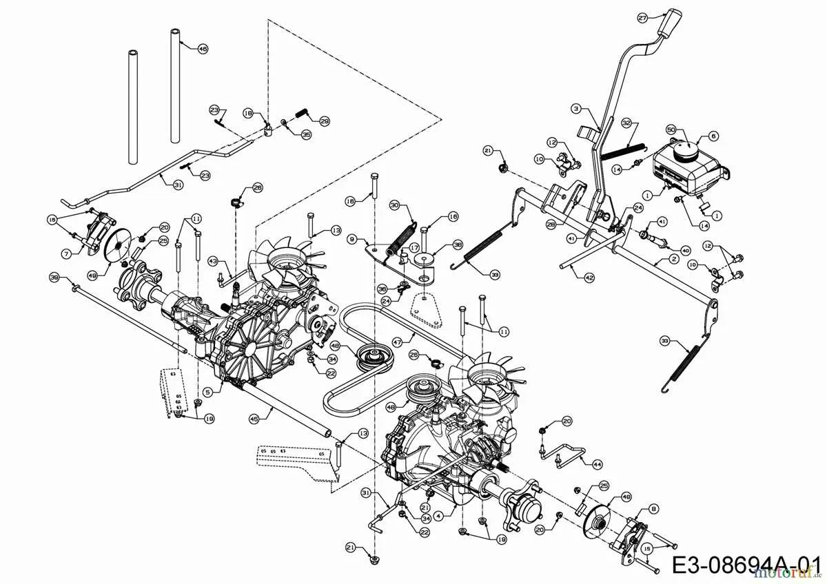 cub cadet z force 48 drive belt diagram