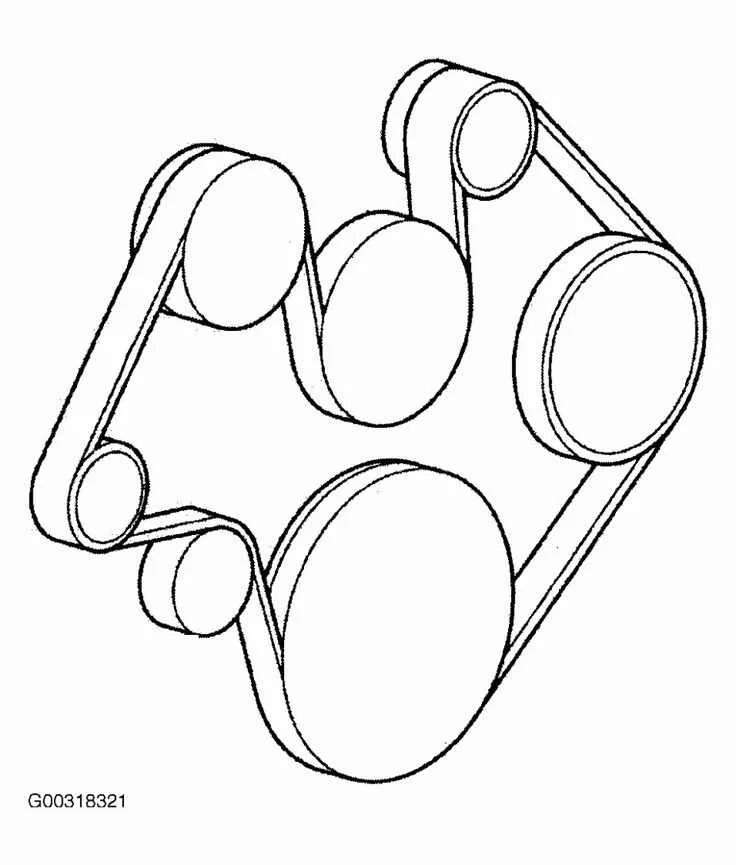 dodge durango belt diagram