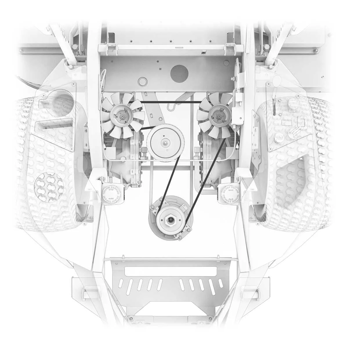 gravely 52 inch deck belt diagram
