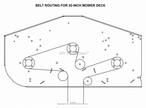 gravely zt 42 belt diagram