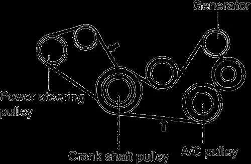 hyundai santa fe belt diagram