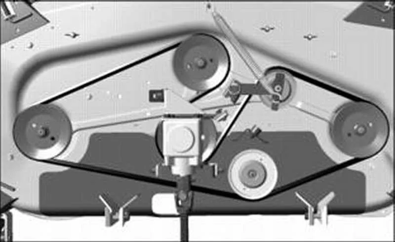 john deere 155c drive belt diagram