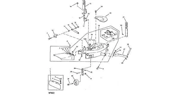 john deere 38 inch mower deck belt diagram