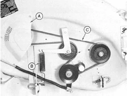 john deere belt diagram 38 inch john deere belt diagram 38 inch