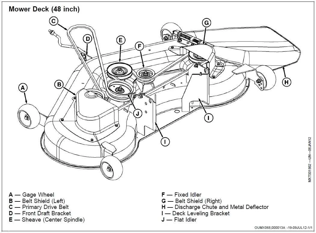 john deere x380 48 inch deck belt diagram john deere x380 48 inch deck belt diagram