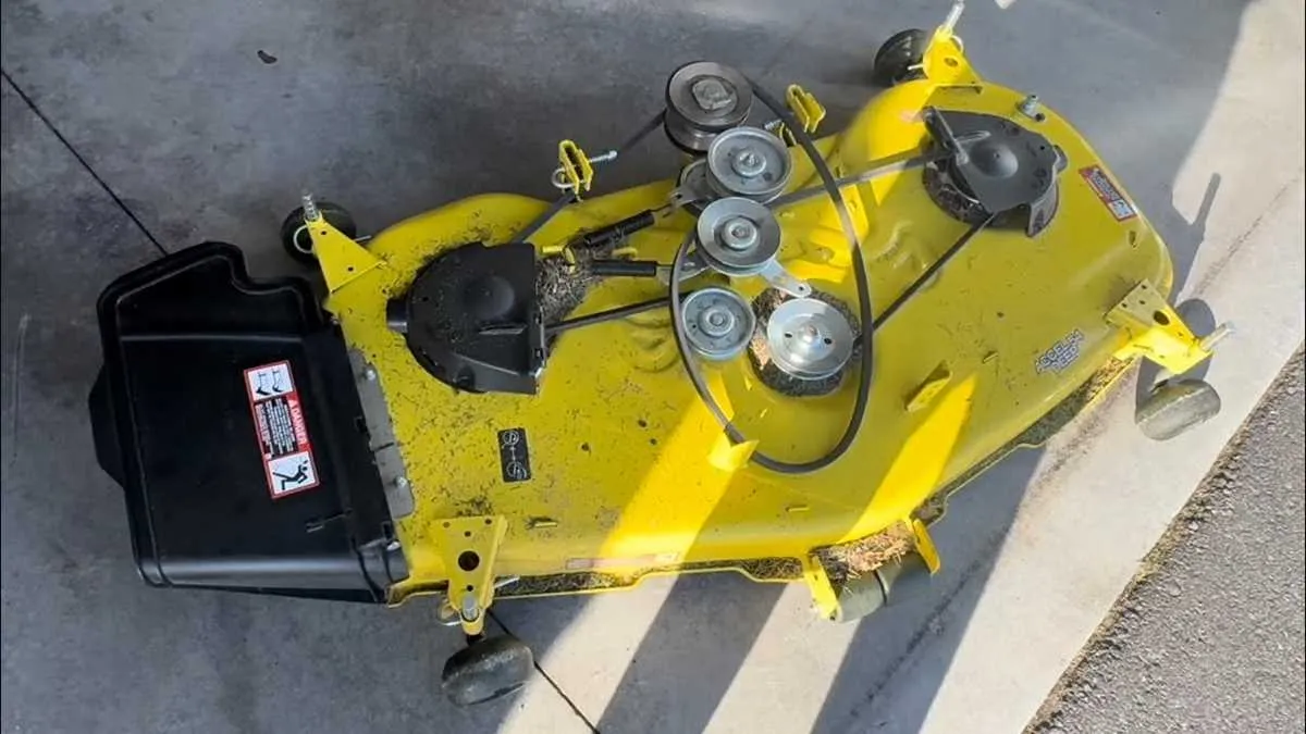john deere x570 deck belt diagram