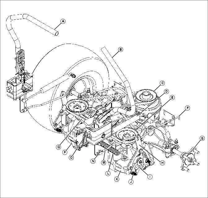 john deere z225 belt diagram