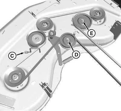 john deere z445 belt diagram