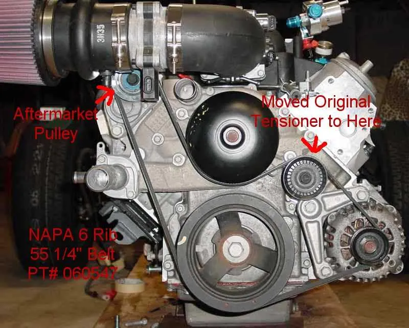 ls1 drive belt diagram