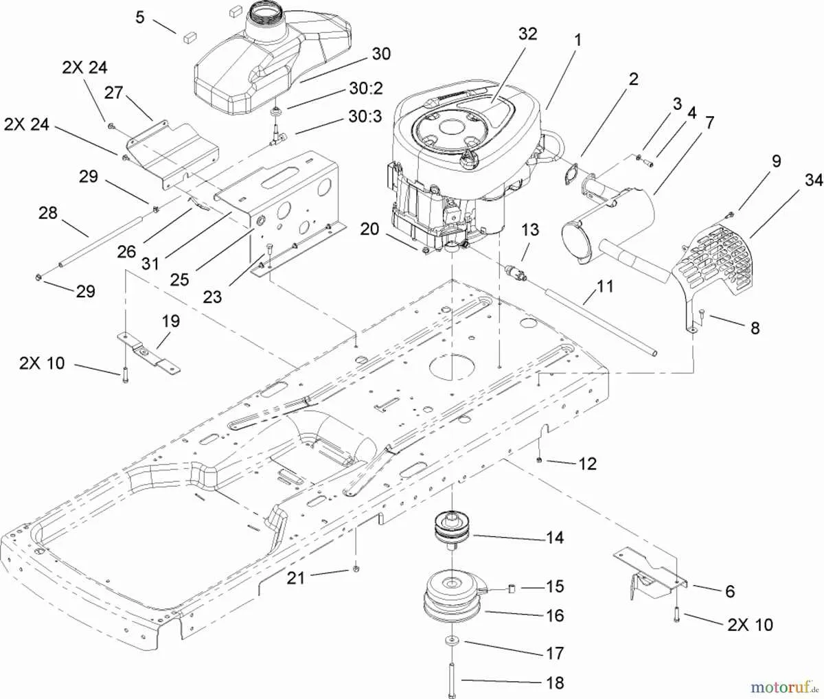 toro lx500 belt diagram
