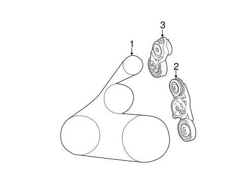 toyota camry 2007 serpentine belt diagram