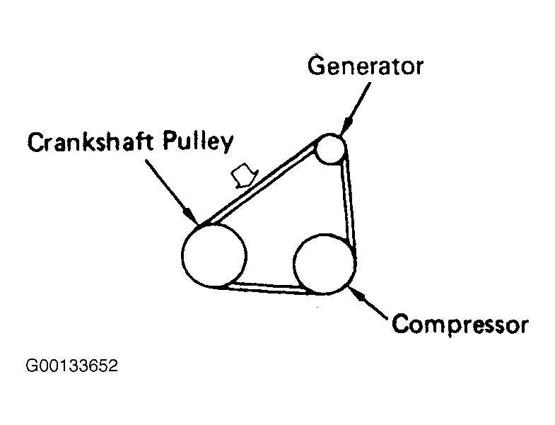toyota camry 2007 serpentine belt diagram