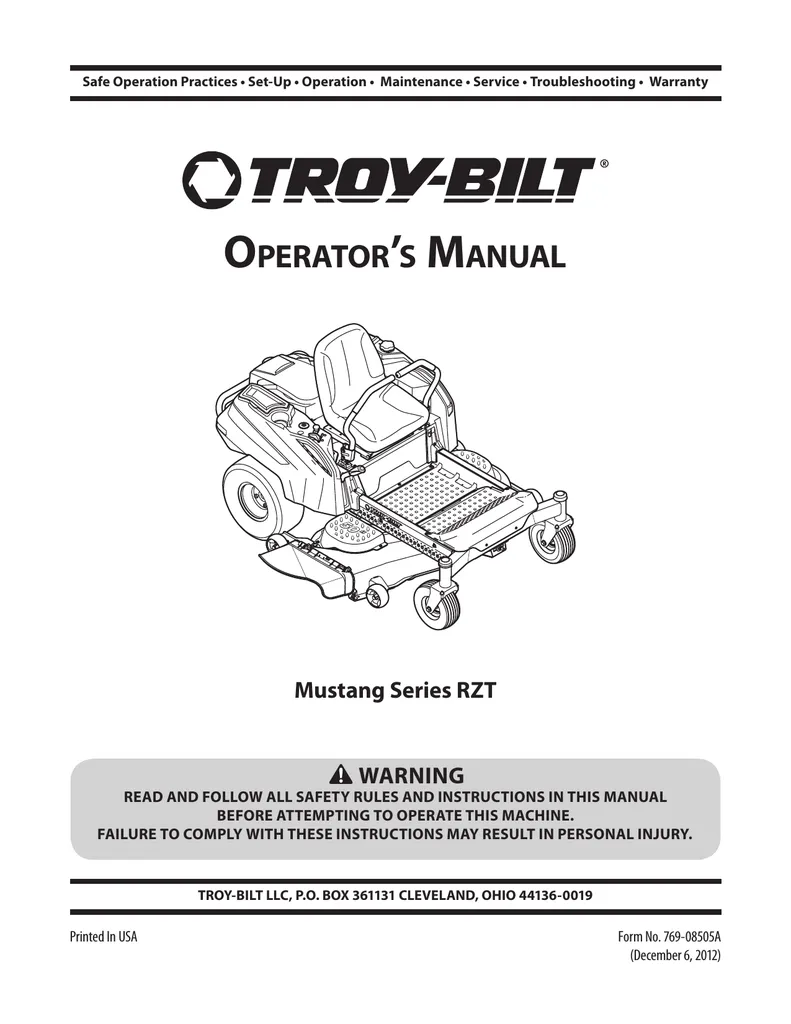 troy bilt mustang 42 belt diagram