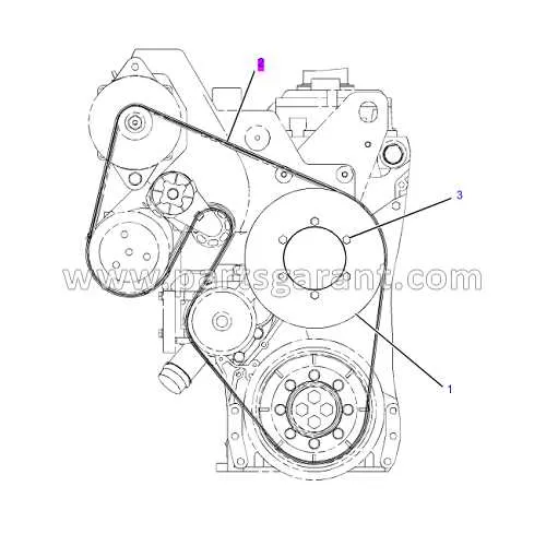 z445 belt diagram
