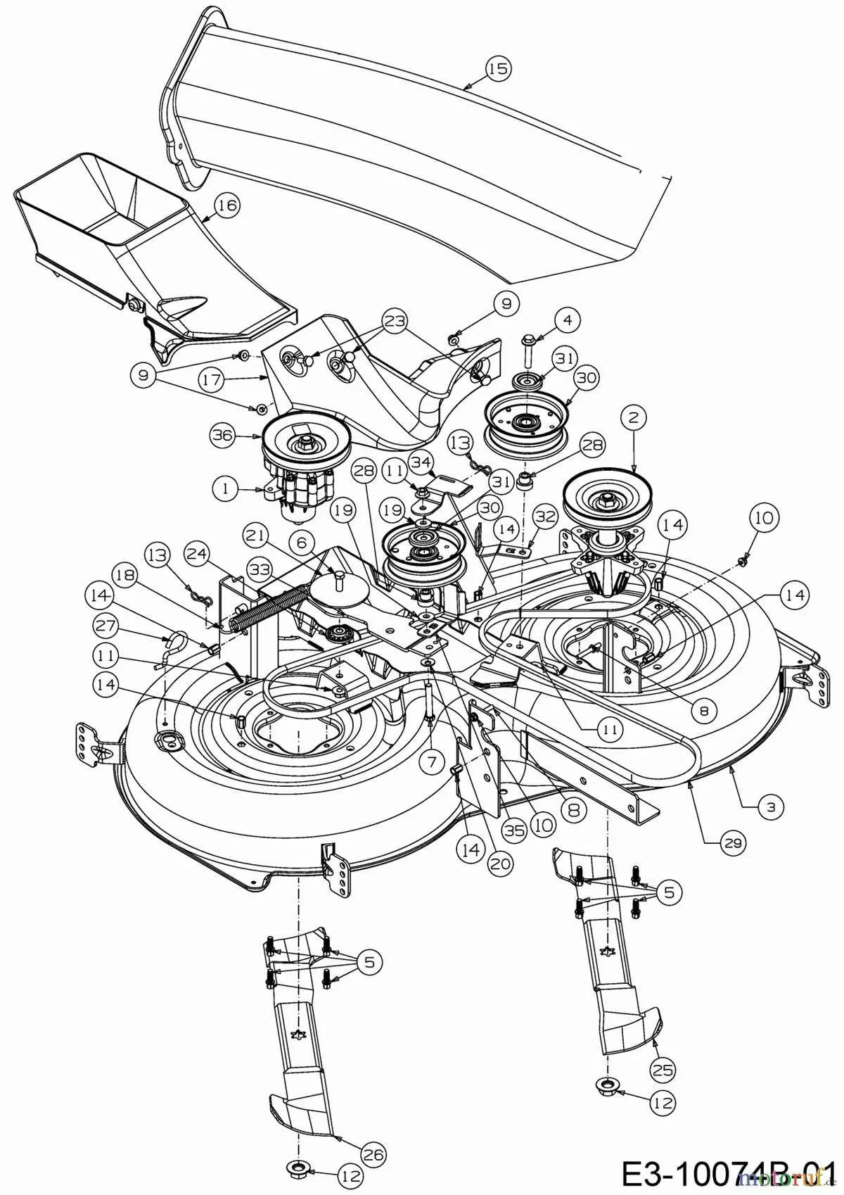 cub cadet xt2 drive belt diagram