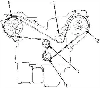 acura tl serpentine belt diagram
