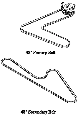 raptor deck belt diagram 42 inch
