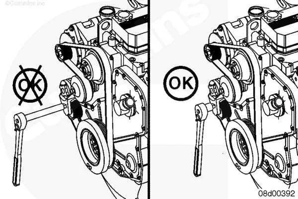 2012 cummins belt diagram