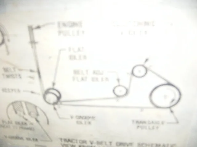 craftsman gt6000 drive belt diagram