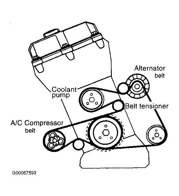 bmw e46 belt diagram