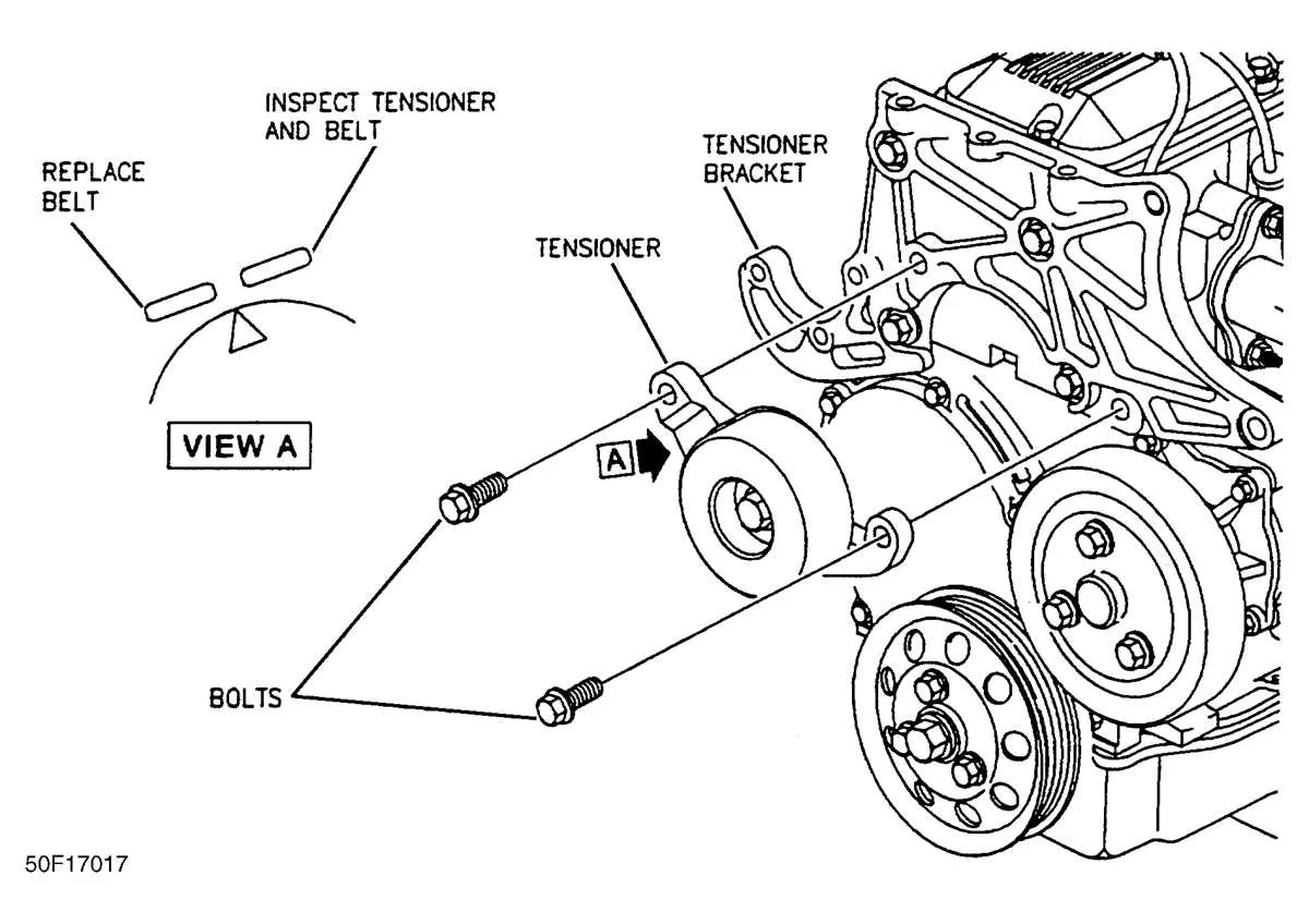 buick enclave serpentine belt diagram