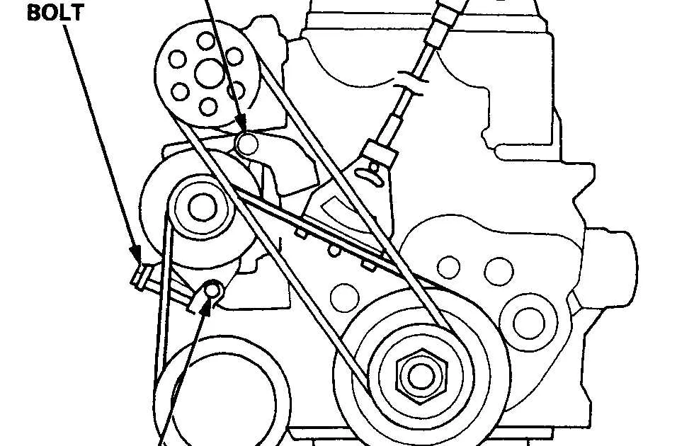 2005 honda civic belt diagram
